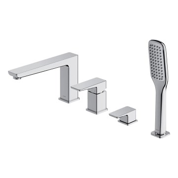 OMNIRES PM7432CR - Badkraan 4-gats PARMA glanzend chroom