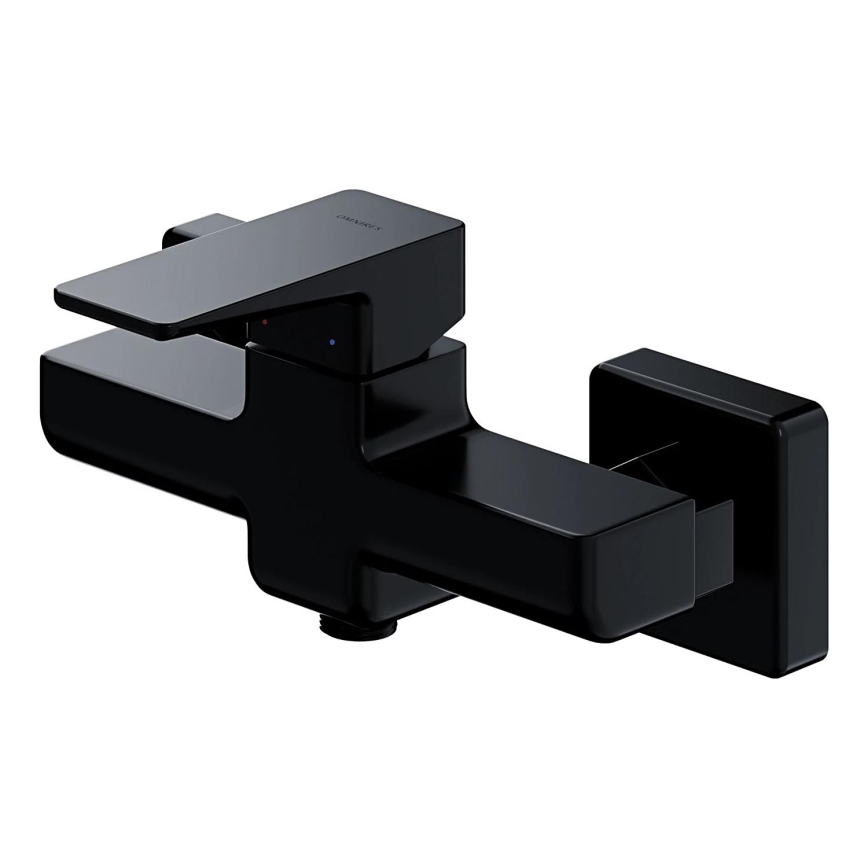 OMNIRES PM7440BL - Douchekraan PARMA mat zwart