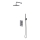OMNIRES SYSCT11CR - Doucheset met thermostatische inbouwkraan CONTOUR glanzend chroom