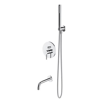 OMNIRES SYSYW01CR - Badset met inbouwkraan Y glanzend chroom