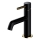 OMNIRES Y1210NBLGL - Wastafelkraan Y 16,2 cm, halfmat zwart/glanzend goud