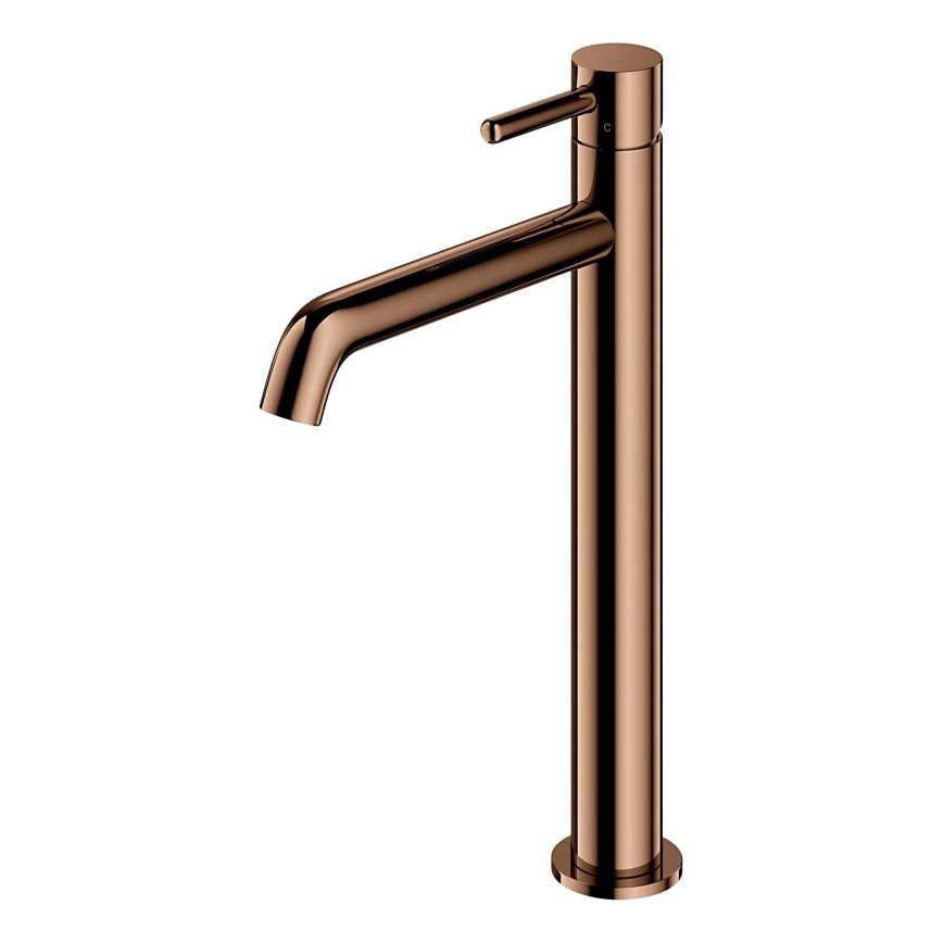 OMNIRES Y1212CP - Kraan voor wastafel Y 30,8 cm glanzend koper