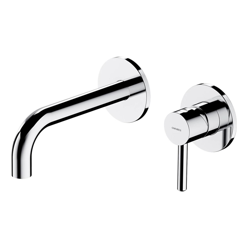 OMNIRES Y1215HCR - Wastafelkraan voor inbouwmontage Y glanzend chroom