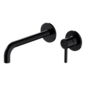 OMNIRES Y1215HLBL - Inbouw wastafelkraan Y halfmat zwart