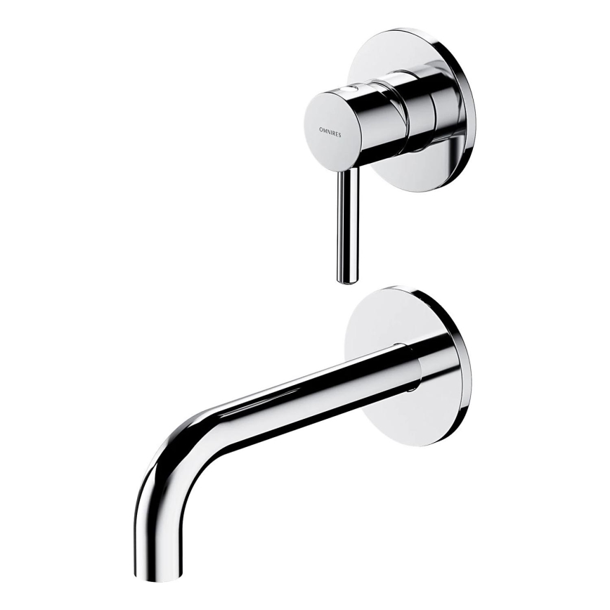 OMNIRES Y1215NCR - Wastafelmengkraan voor inbouwinstallatie Y glanzend chroom