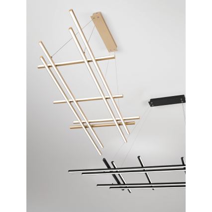 Ondaluce - dimbare LED-hanglamp aan kabel MOVIDA LED/114W/230V, zwart