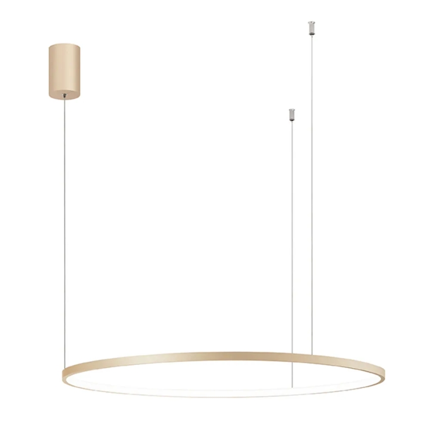 Ondaluce - Dimbare LED-hanglamp aan kabel SOEL LED/38W/230V Ø 80 cm, goudkleurig