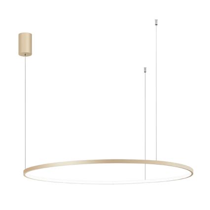 Ondaluce - Dimbare LED-hanglamp aan kabel SOEL LED/47W/230V Ø 100 cm goudkleurig
