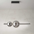 Ondaluce - Dimbare LED-hanglamp met kabel FUFI LED/40W/230V zwart/rookzwart