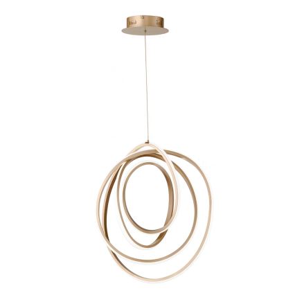 Ondaluce - Dimbare LED-kroonluchter aan kabel GOLDEN LED/50W/230V Ø 50 cm goudkleurig