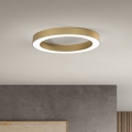 Ondaluce - Dimbare LED-plafondlamp GLOBUS LED/40W/230V 3000/4000K Ø 60 cm goud