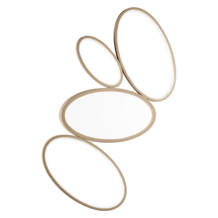 Ondaluce - Dimbare LED-plafondlamp RICE LED/34W/230V 45x80 cm goud