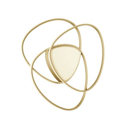 Ondaluce - dimbare LED-plafondlamp ROSE LED/60W/230V 50x54 cm goud