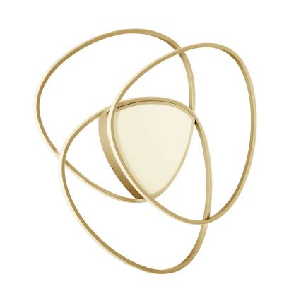 Ondaluce - dimbare LED-plafondlamp ROSE LED/80W/230V goudkleurig