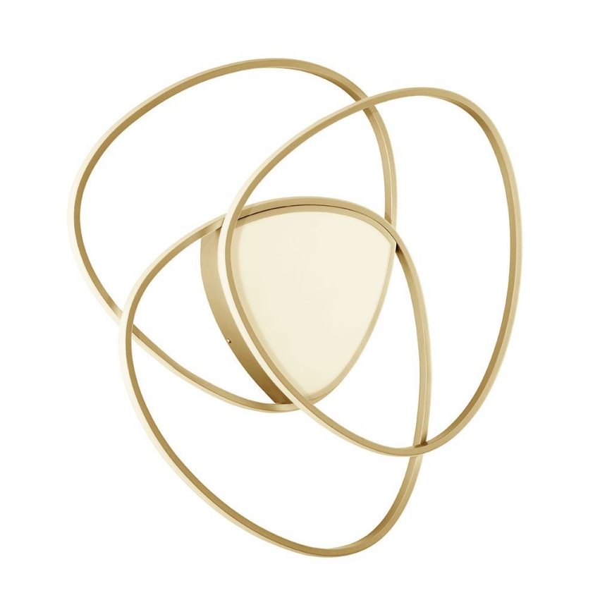 Ondaluce - dimbare LED-plafondlamp ROSE LED/80W/230V goudkleurig