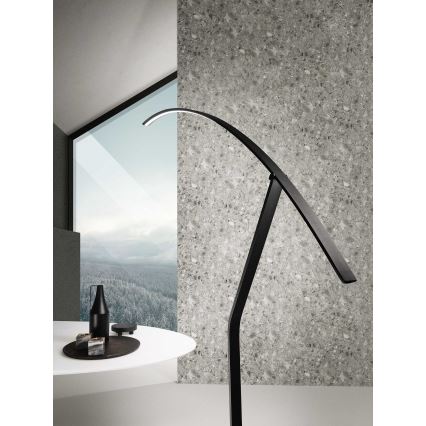 Ondaluce - Dimbare LED-vloerlamp FOLAGA LED/30W/230V zwart