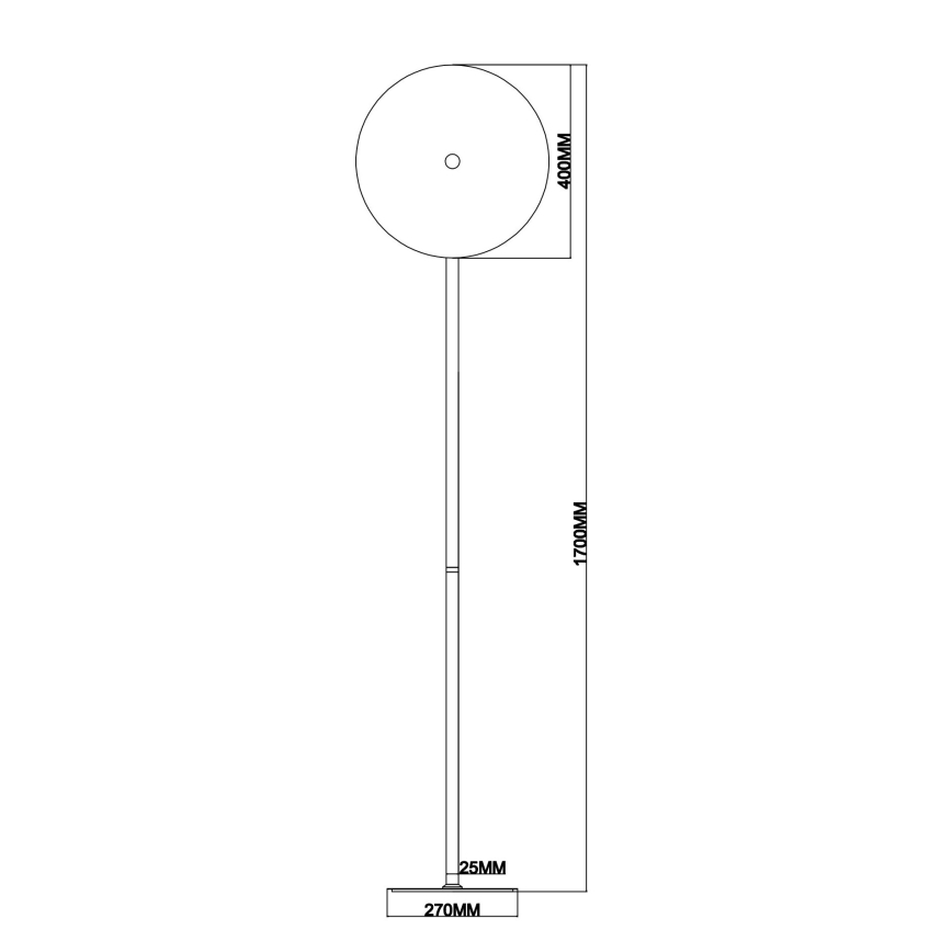 Ondaluce - dimbare LED-vloerlamp JOKEY LED/15W/230V rookbeige