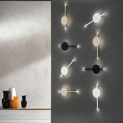 Ondaluce - Dimbare LED-wandlamp JAMES LED/16W/230V wit