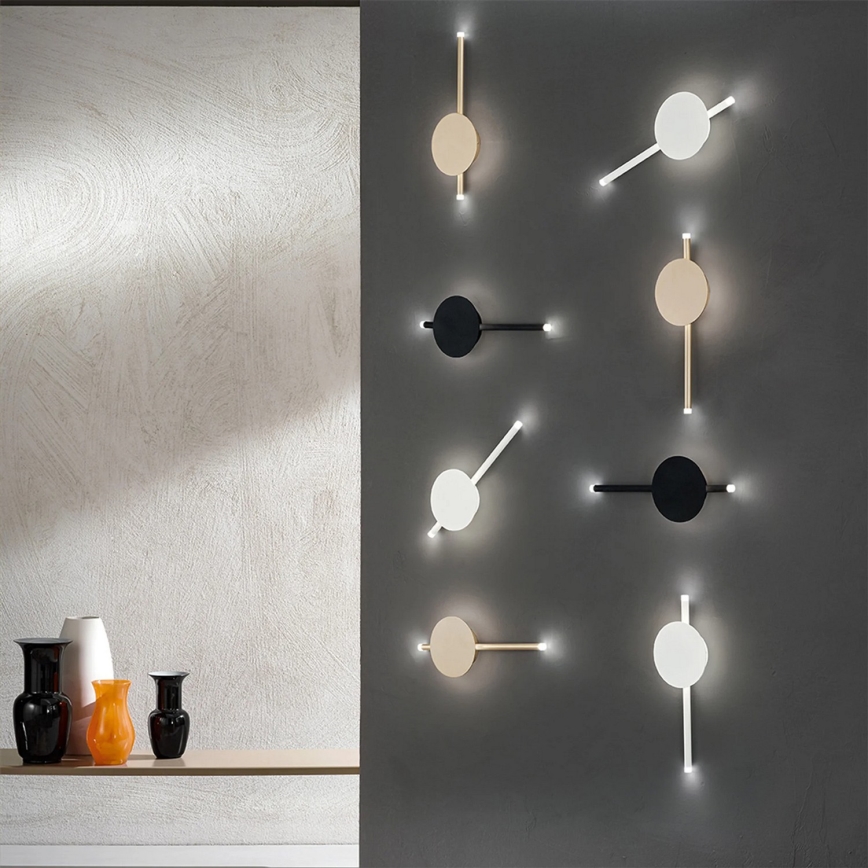 Ondaluce - Dimbare LED-wandlamp JAMES LED/16W/230V wit