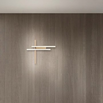 Ondaluce - dimbare LED-wandlamp MOVIDA LED/20W/230V goud