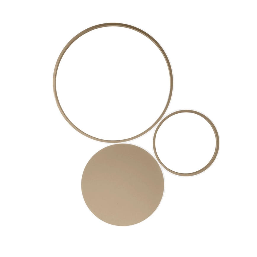 Ondaluce - Dimbare LED-wandlamp POIS LED/42W/230V goudkleurig