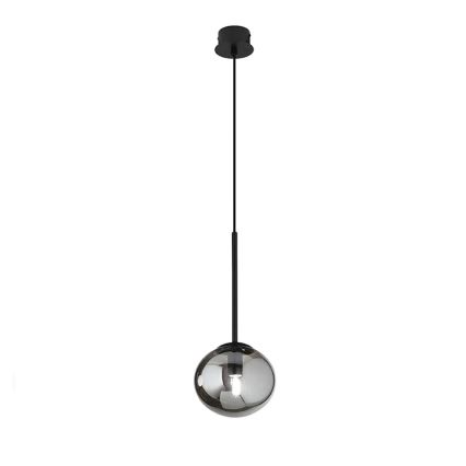 Ondaluce - Hanglamp aan kabel JEWEL 1xE14/10W/230V Ø 17 cm rookzwart