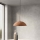 Ondaluce - Hanglamp aan kabel RUSTIC 1xE27/15W/230V Ø 50 cm beton/bruin