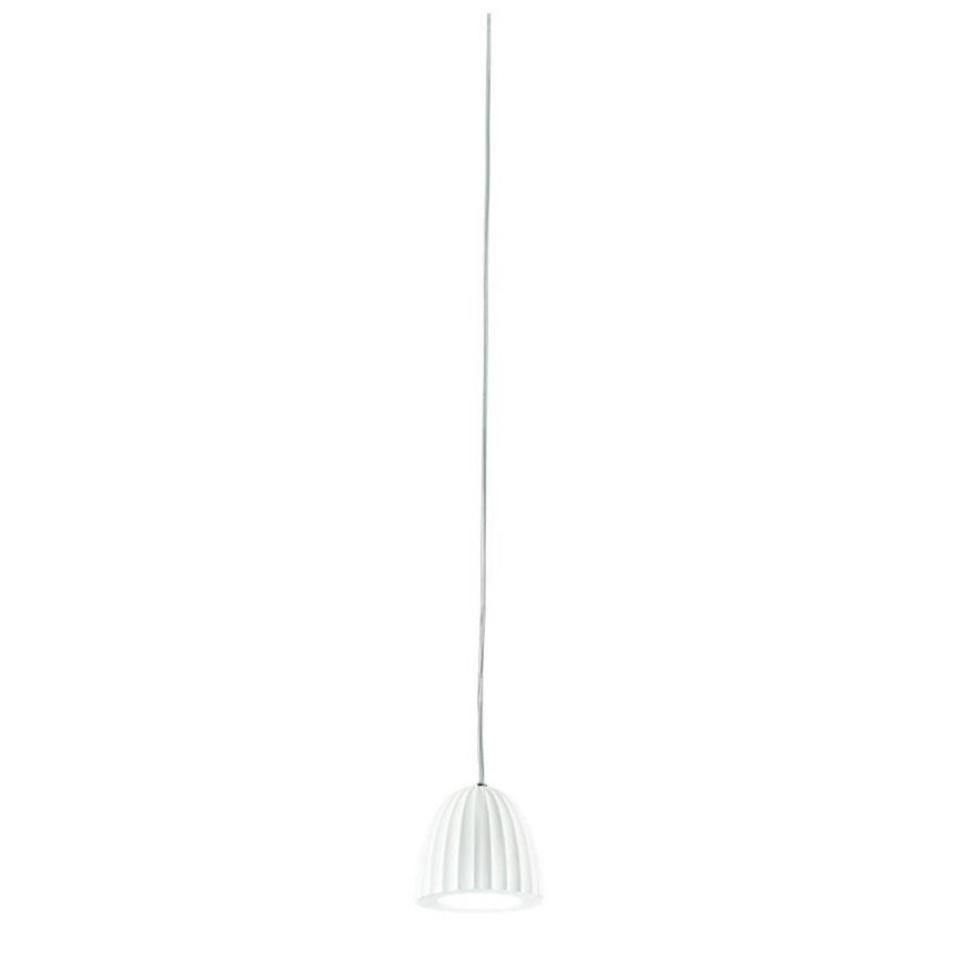 Ondaluce - Hanglamp aan snoer CONCRETE 1xGU10/7,5W/230V Ø 10,5 cm beton wit