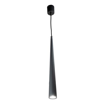 Ondaluce - Hanglamp aan snoer NOA 1xGU10/20W/230V Ø 5,5 cm zwart