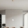 Ondaluce - Hanglamp aan snoer THELMA 1xE27/15W/230V Ø 19 cm goud/helder