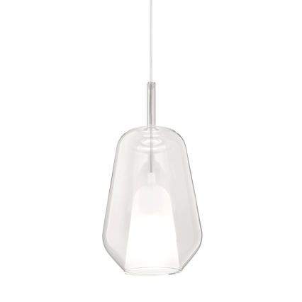 Ondaluce - Hanglamp aan snoer THELMA 1xE27/15W/230V Ø 19 cm goud/helder
