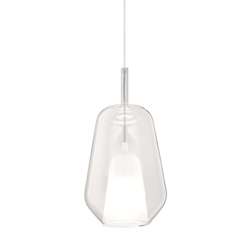 Ondaluce - Hanglamp aan snoer THELMA 1xE27/15W/230V Ø 19 cm goud/helder