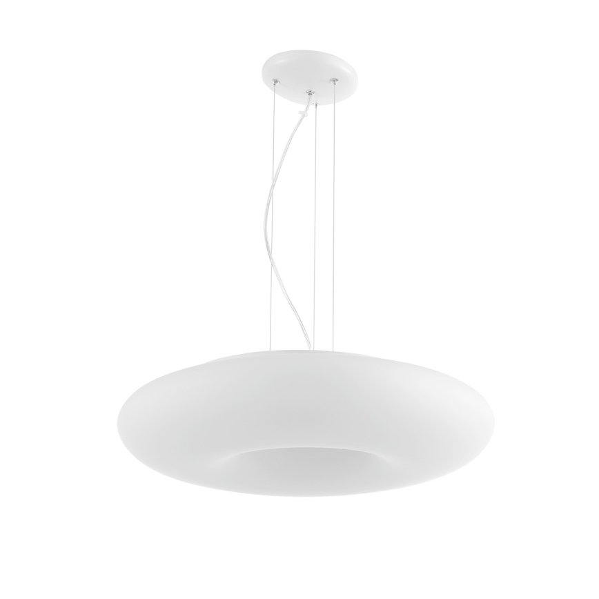 Ondaluce - Hanglamp met kabel DODI 2xE27/15W/230V Ø 53 cm wit