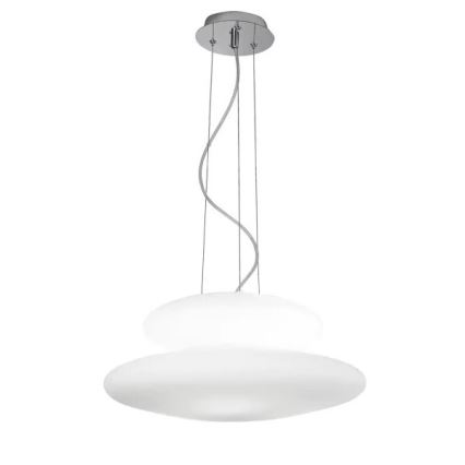Ondaluce - Hanglamp met kabel PAGODA 3xE27/15W/230V + 2xE27/15W pr. 50 cm wit