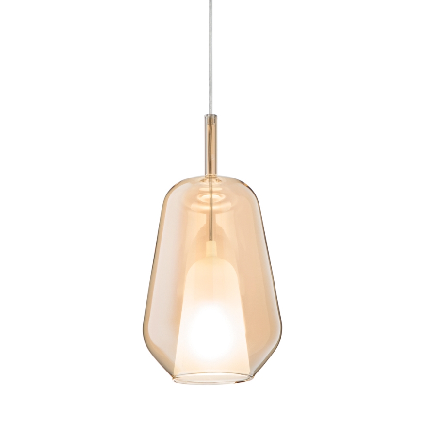 Ondaluce - Hanglamp met kabel THELMA 1xE27/15W/230V rookbeige