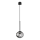 Ondaluce - JEWEL hanglamp aan snoer 1xE14/10W/230V Ø 17 cm zwart/rookzwart