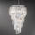 Ondaluce - Kristallen kroonluchter met kabelophanging ALEXANDER 10xE14/10W/230V Ø 50 cm glanzend chroom