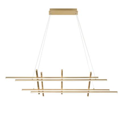 Ondaluce - LED-dimbare hanglamp aan kabel MOVIDA LED/114W/230V goud