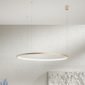 Ondaluce - LED dimbare hanglamp aan kabel SOEL LED/28W/230V pr. 60 cm goudkleurig