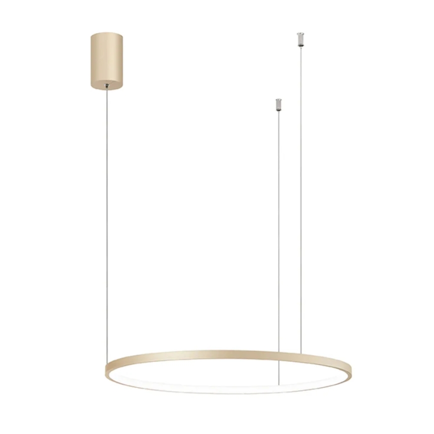 Ondaluce - LED dimbare hanglamp aan kabel SOEL LED/28W/230V pr. 60 cm goudkleurig