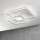 Ondaluce - LED dimbare plafondlamp DOWEL LED/46W/230V 55x55 cm zilver