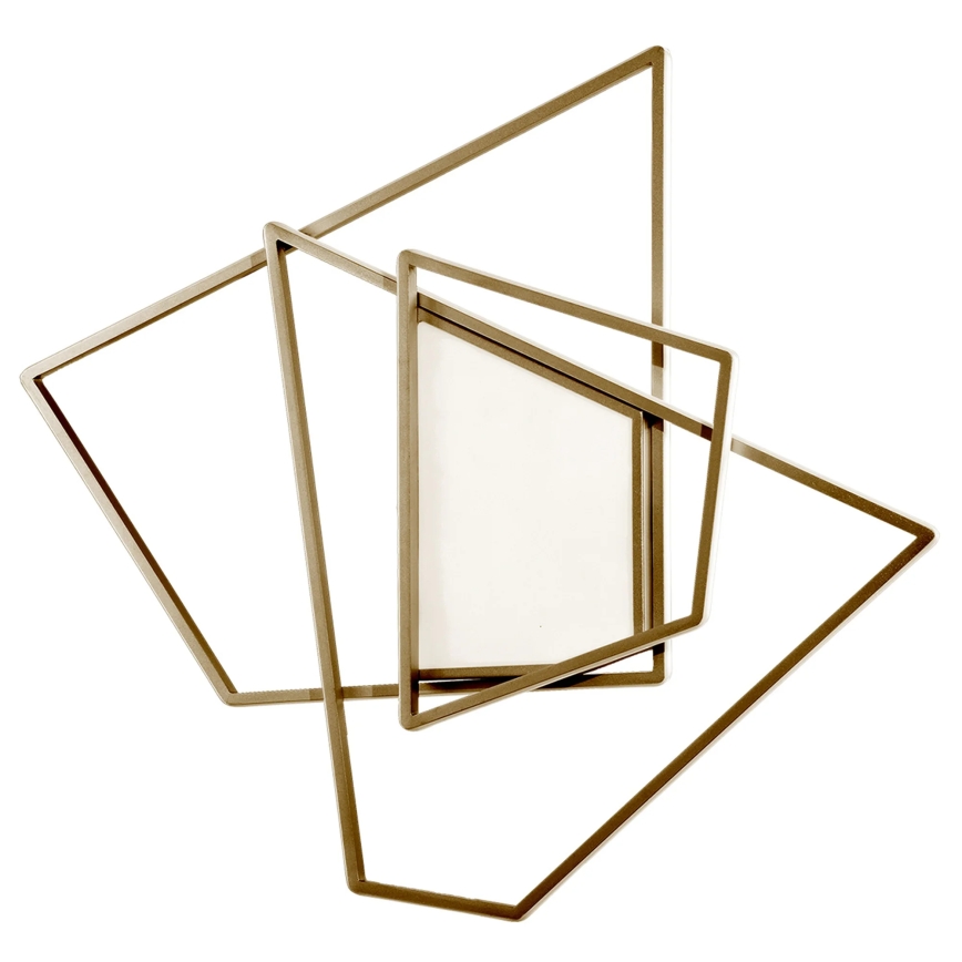 Ondaluce - LED dimbare plafondlamp GALAXY LED/90W/230V 71x84 cm goud