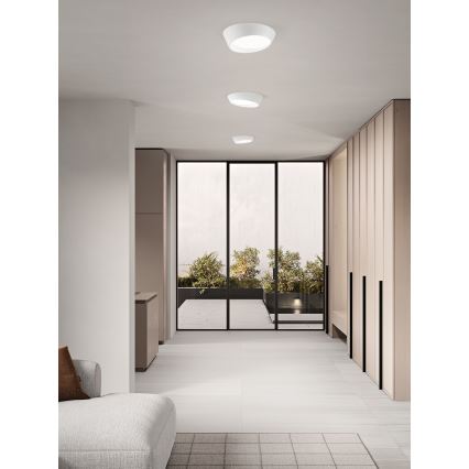 Ondaluce - Dimbare LED-plafondlamp HALF LED/25W/230V 3000/4000K Ø 38,5 cm wit