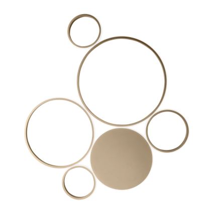 Ondaluce - LED dimbare plafondlamp POIS LED/68W/230V goud