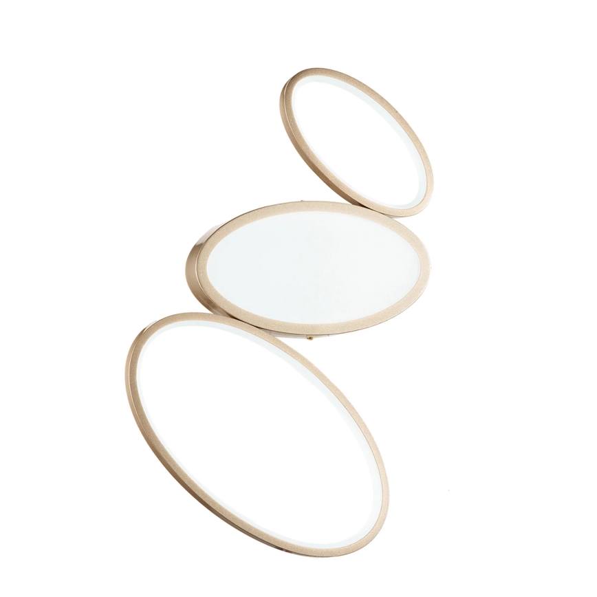 Ondaluce - LED dimbare plafondlamp RICE LED/25W/230V 38x63 cm goudkleurig