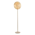 Ondaluce - LED-dimbare vloerlamp JOKEY LED/15W/230V goud/rookbeige