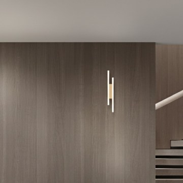 Ondaluce - LED dimbare wandlamp MOVIDA LED/16W/230V goudkleurig