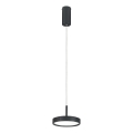 Ondaluce - LED-hanglamp met kabel NINA LED/20W/230V Ø 19 cm zwart