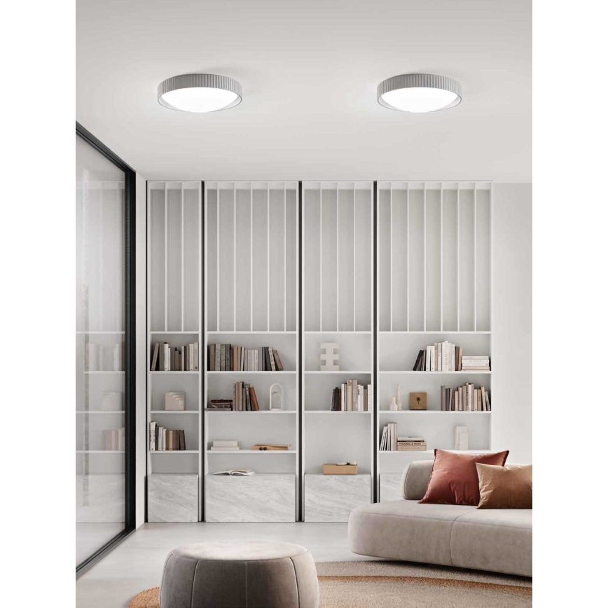 Ondaluce - LED plafondlamp CONCRETE LED/20W/230V Ø 41 cm beton/grijs