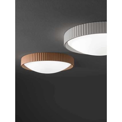 Ondaluce - LED Plafondlamp CONCRETE LED/20W/230V Ø 41 cm betongrijs